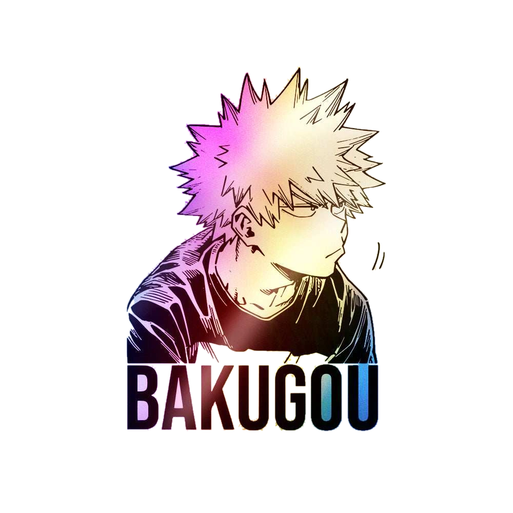Bakugou Holographic Stickers